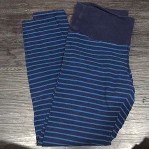 High waisted Striped leggings